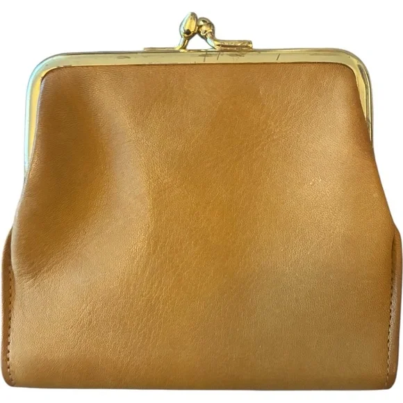 Vintage Lady Bosca Tan Leather Wallet - Picture 2 of 5